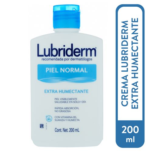 Crema Corporal Lubriderm Piel Normal, Extra Humectante - 200ml