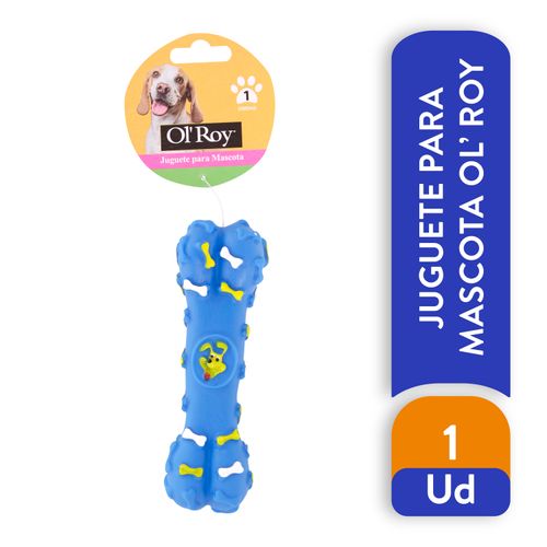 Ol Roy Juguete Hueso Azul Vinyl Toy 6
