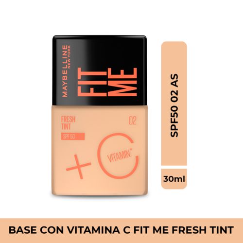 Base De Maquillaje Maybelline Ny Fit Me Fresh Tint Spf50 02 - 30 ml