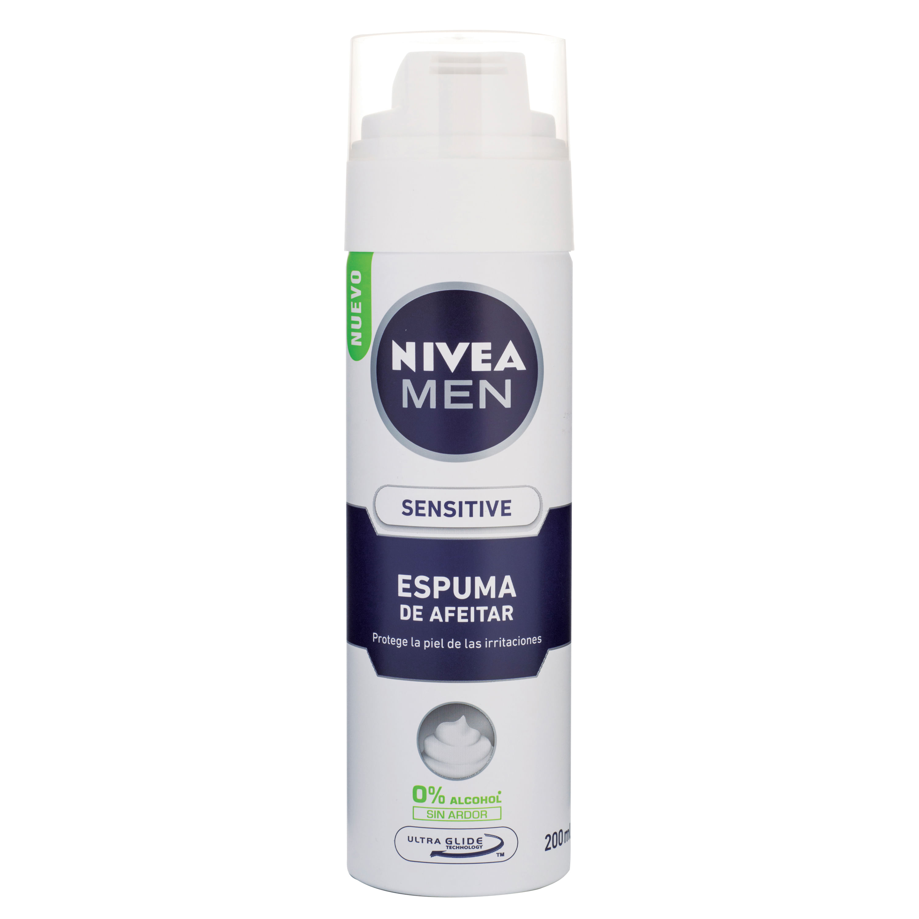 Nivea Men Sensitive Espuma de Afeitar - Frasco de 200 ml