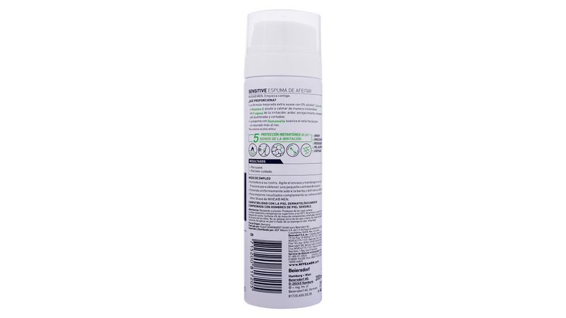 Comprar Espuma Afeitar Nivea Sensible - 200ml