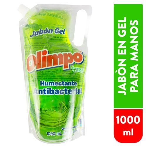 Jabón gel Olimpo humectante y antibacterial citrus - 1000 ml