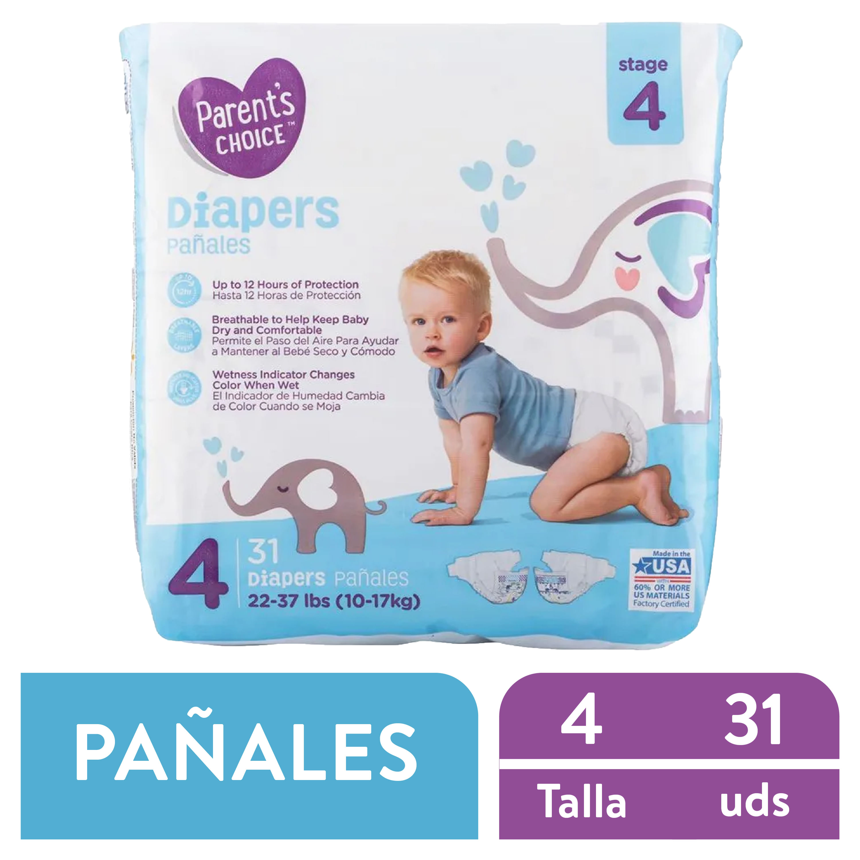 LILLYDOO Pañales hipoalergénicos, tamaño 4 (9-14 kg), caja mensual (160  pañales) (FSC Mix) : : Bebé