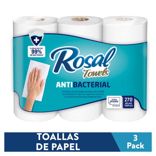 Toalla De Cocina Rosal Antibac 90H 3P 3R