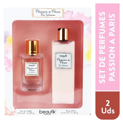 Set Fragancia Beutik London for Women Passion A Paris 2 piezas - 340 ml