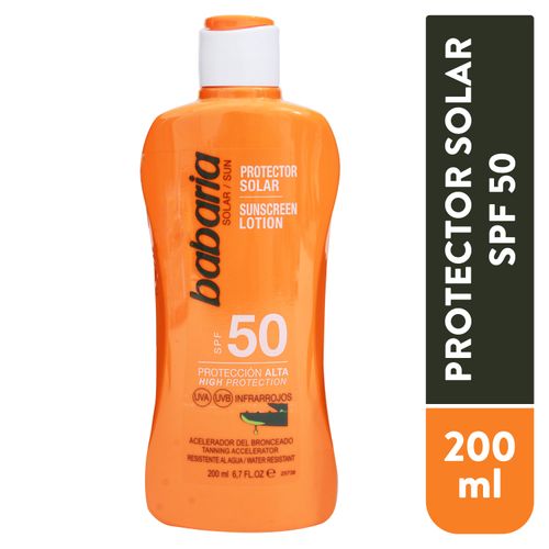 Protector Solar Babaria Leche F50 - 200 g