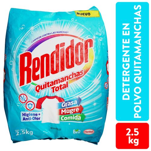 Detergente Polvo Rendidor Higiene - 2.5 kg
