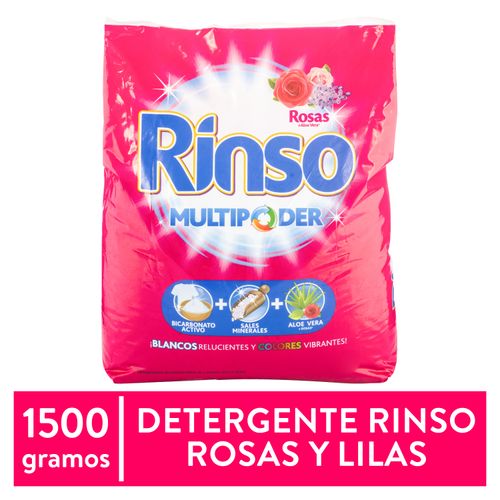 Det Polvo Rinso Rosas Y Lilas 1500Gr