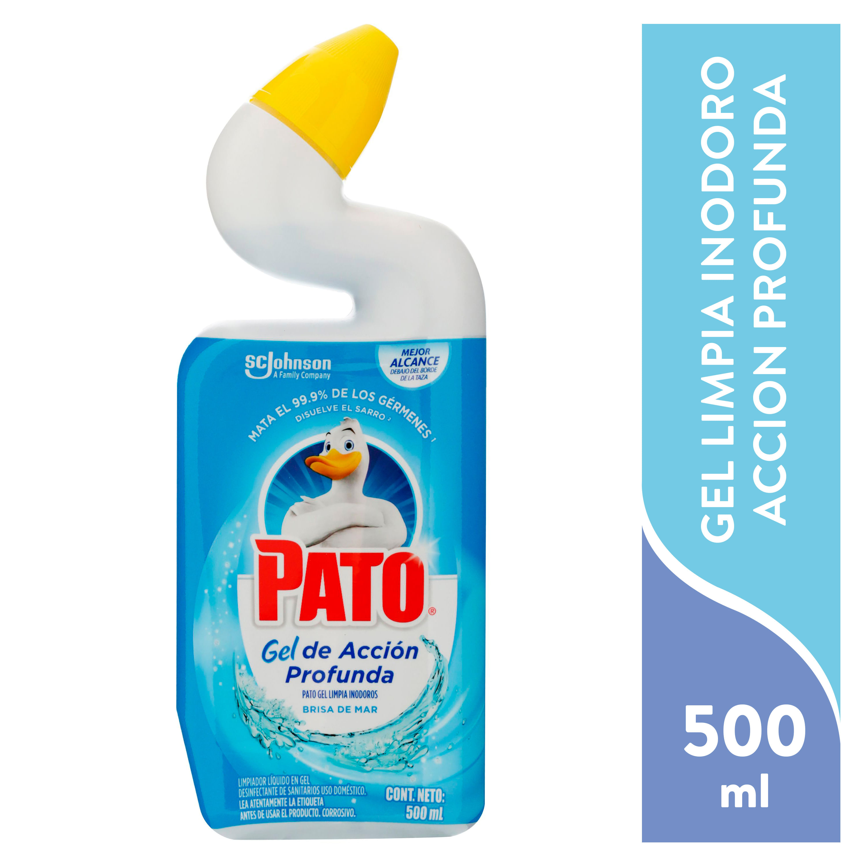 Gel WC desinfectante limpieza total océano Pato 750 ml