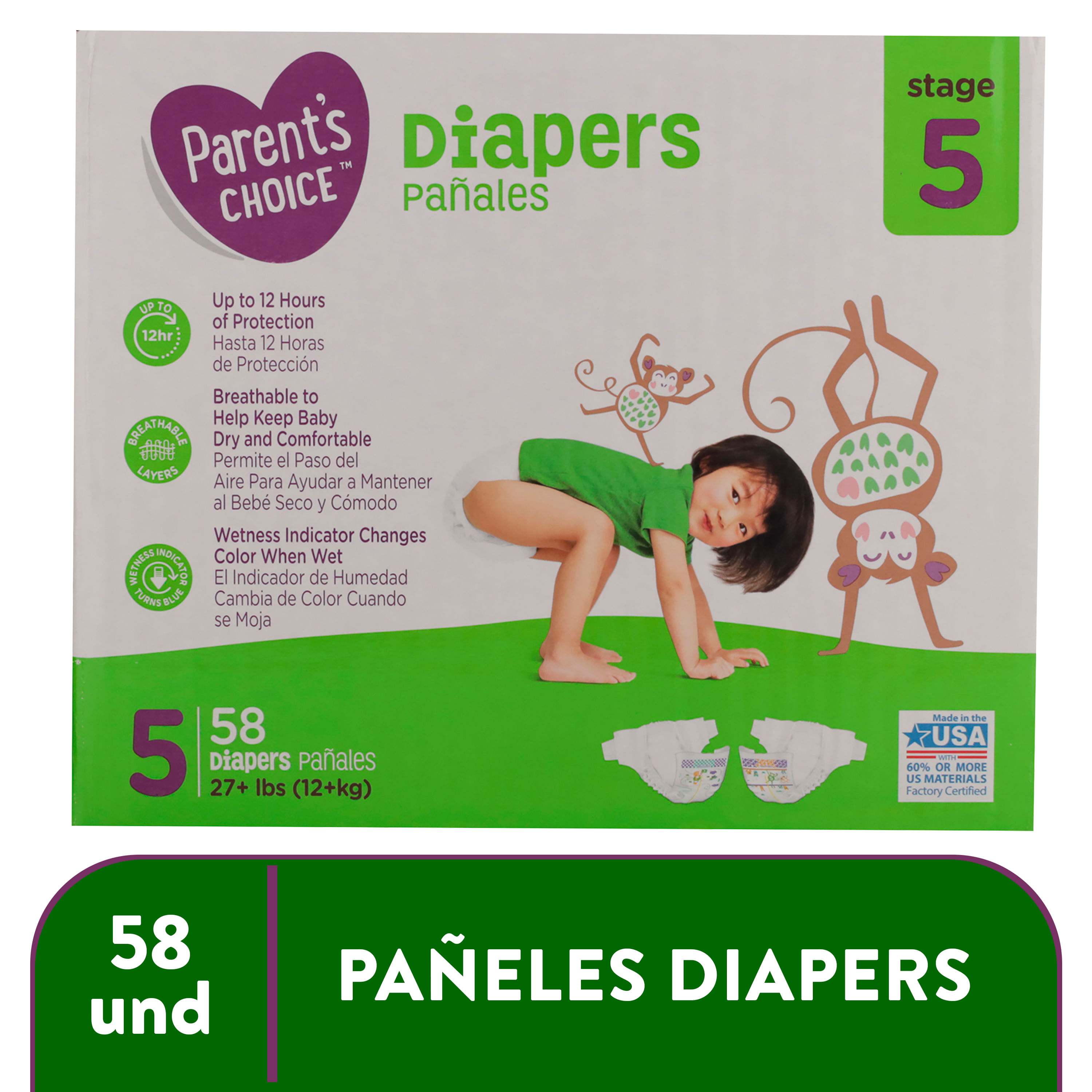 Comprar Pañales Parents Choice Diaper Talla 5 Xxg Jr