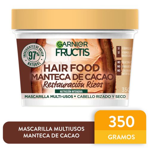 Acondicionador De Reparación De Rizos Garnier Hair Food Manteca De Cacao - 300ml