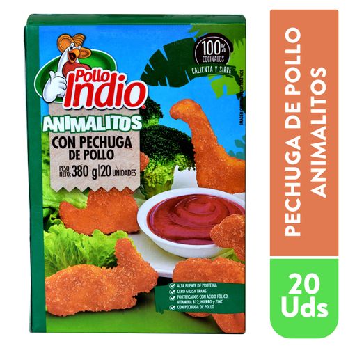 Animalitos Pollo Indio Caja - 380gr