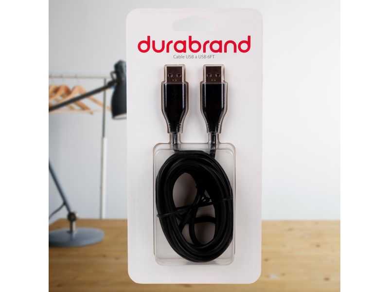 Cable-Durabrand-Usb-A-Usb-6ft-3-33689
