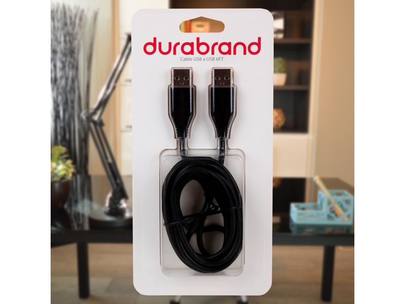 Cable-Durabrand-Usb-A-Usb-6ft-4-33689