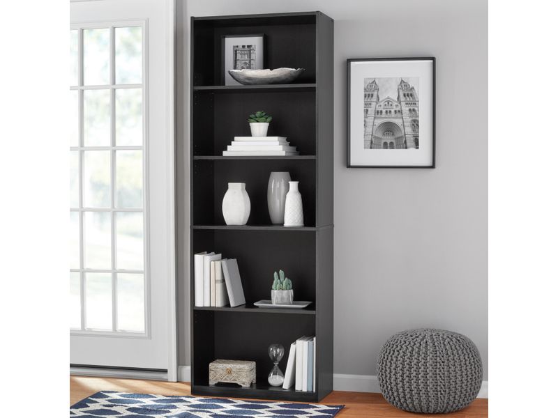 Librer-a-Mainstays-5-Estantes-Roble-Negro-4-12339