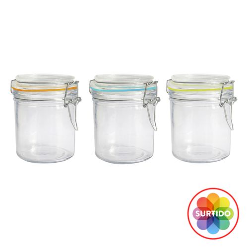 Recipiente Mainstays De Vidrio Con Seguro - 310 ml