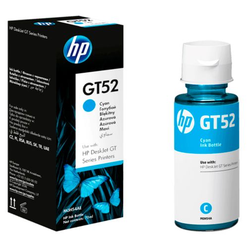 Botella Tinta Hp Gt52 Cyan