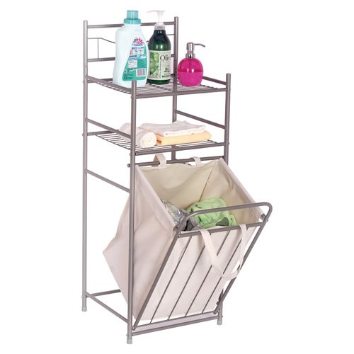 Organizador Mainstays  Hamper Silver