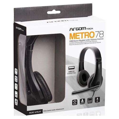 Headset Argom Usb Con Microfono