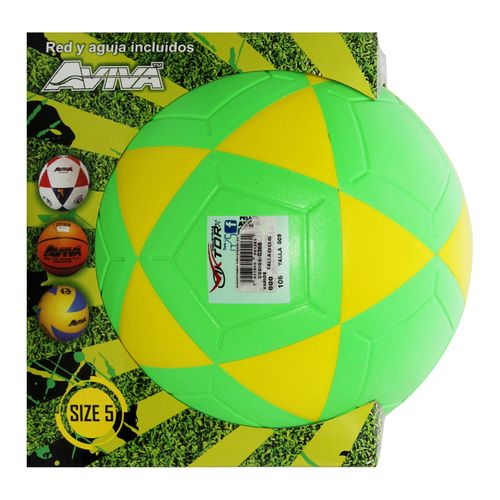 Pelota Futbol De Cuero Aviva 5