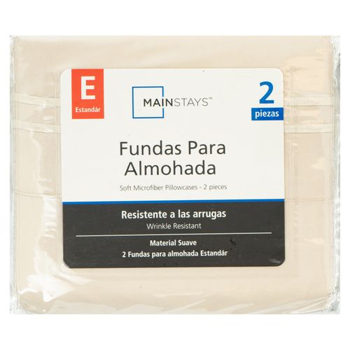 Set De 2 Fundas Bordado Beige