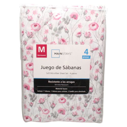 Set De Sabanas Matrimonial Rosas