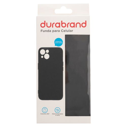 Funda Silicón Iphone 13 Negro Durabrand