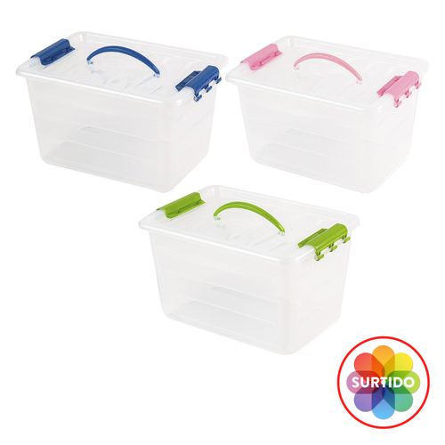 Caja organizadora con tapa 60 L