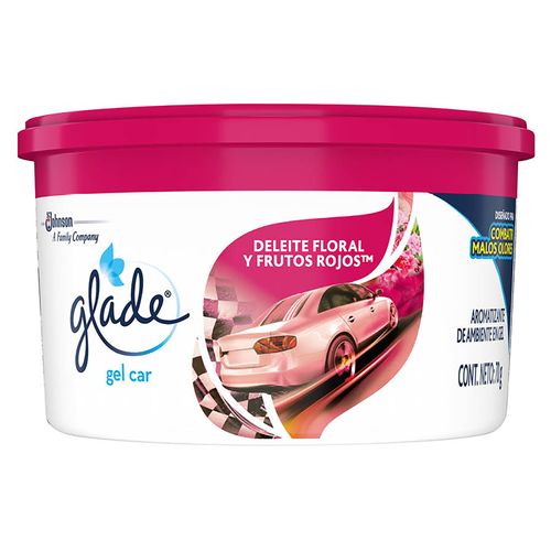 Mini Gel Glade Car Frutos Rojos 70 g