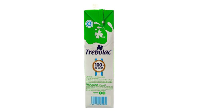 Comprar Leche Trebolac Semidescremada UHT Tetra - 1000ml