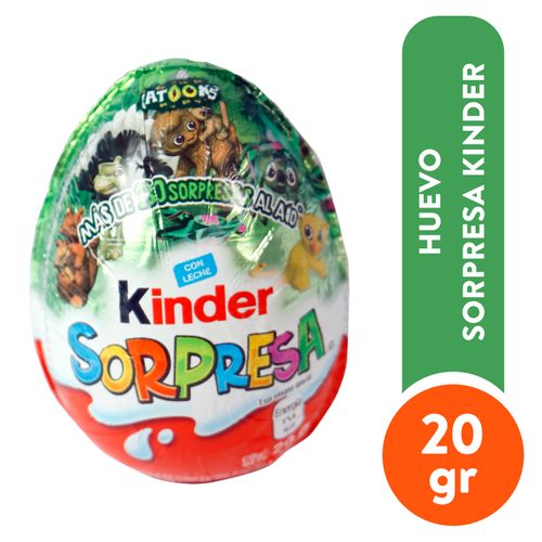 Chocolate Kinder Sorpresa Natoons - 20 g T12