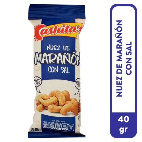 Semilla Cashitas De Marañon Con Sal  - 40gr