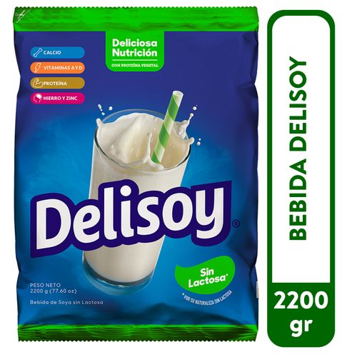 Bebida Delisoya Sin Lactosa Natural - 2200 g