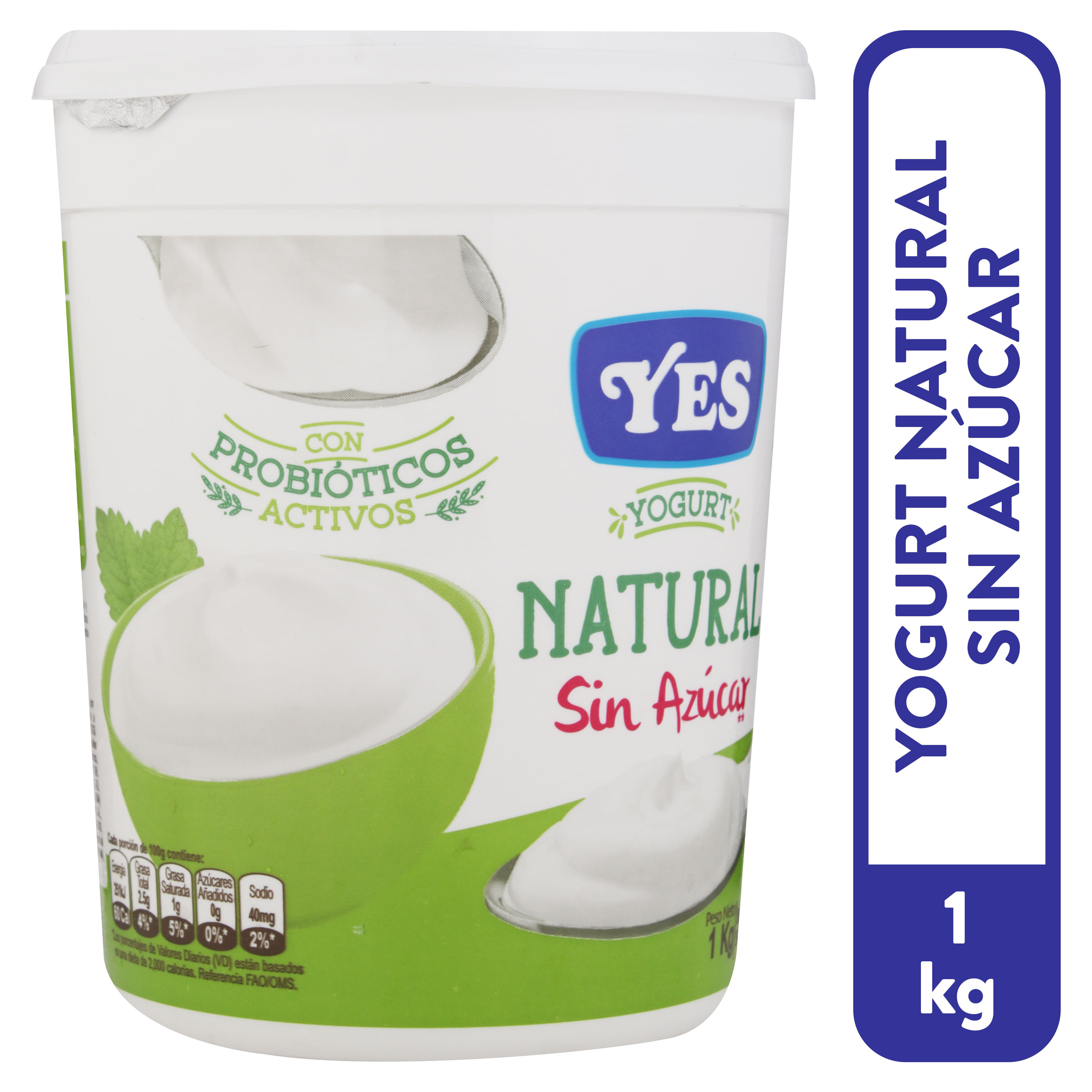 Comprar Yogurt Yes Cremoso Natural - 1000gr