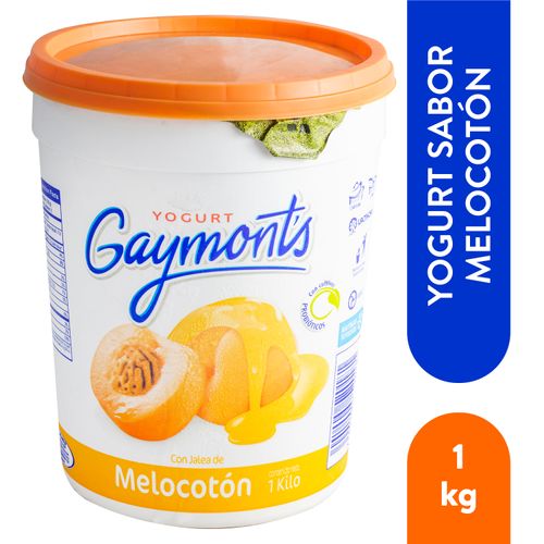 Yogurt Gaymonts Melocotón - 1000 ml