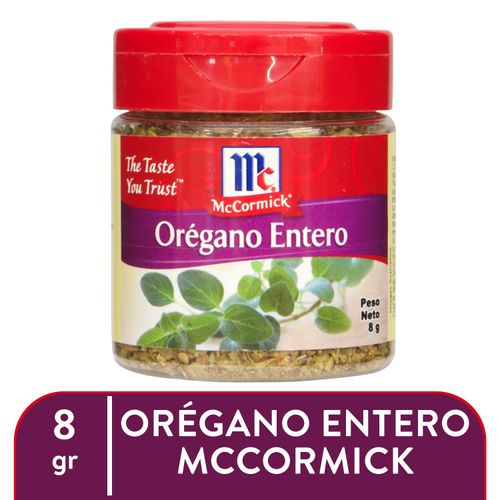 Orégrano Entero Mccormick - 8 g