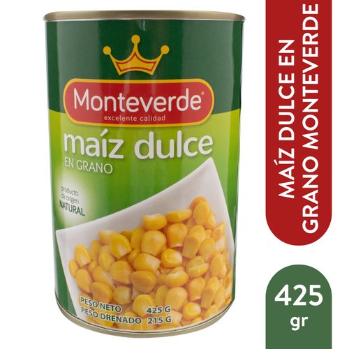Maiz Monteverde Dulce En Gano - 425 g