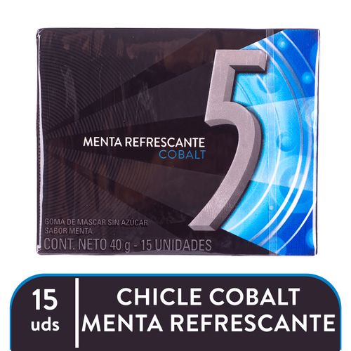 Chicle Wrigleys Five Con Menta 15 Sticks - 40 g