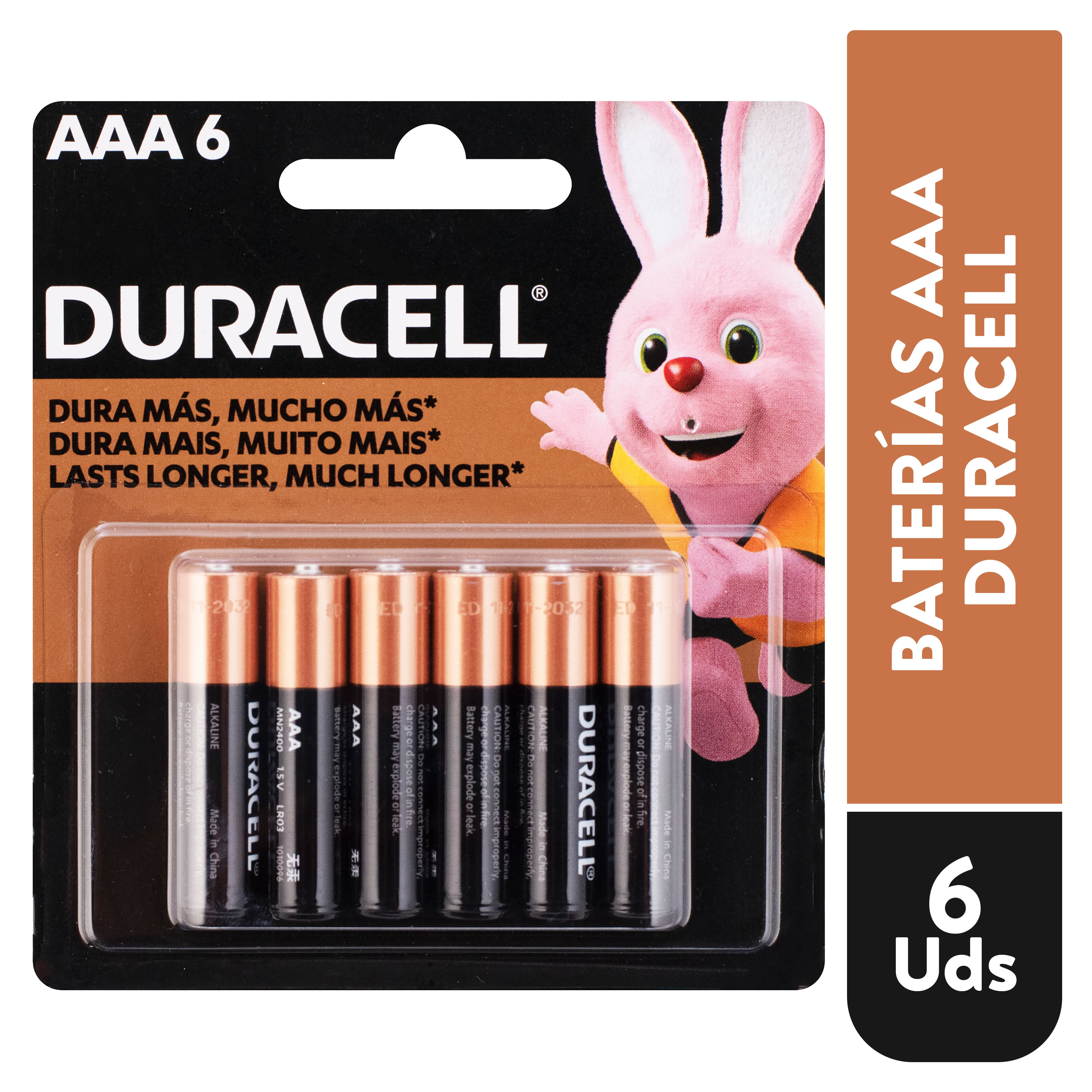 Baterías Duracell AAA, 12 Baterías Alcalinas (Pack de 2 x 6) - Superunico -  El Supermercado 100% Online de Panamá