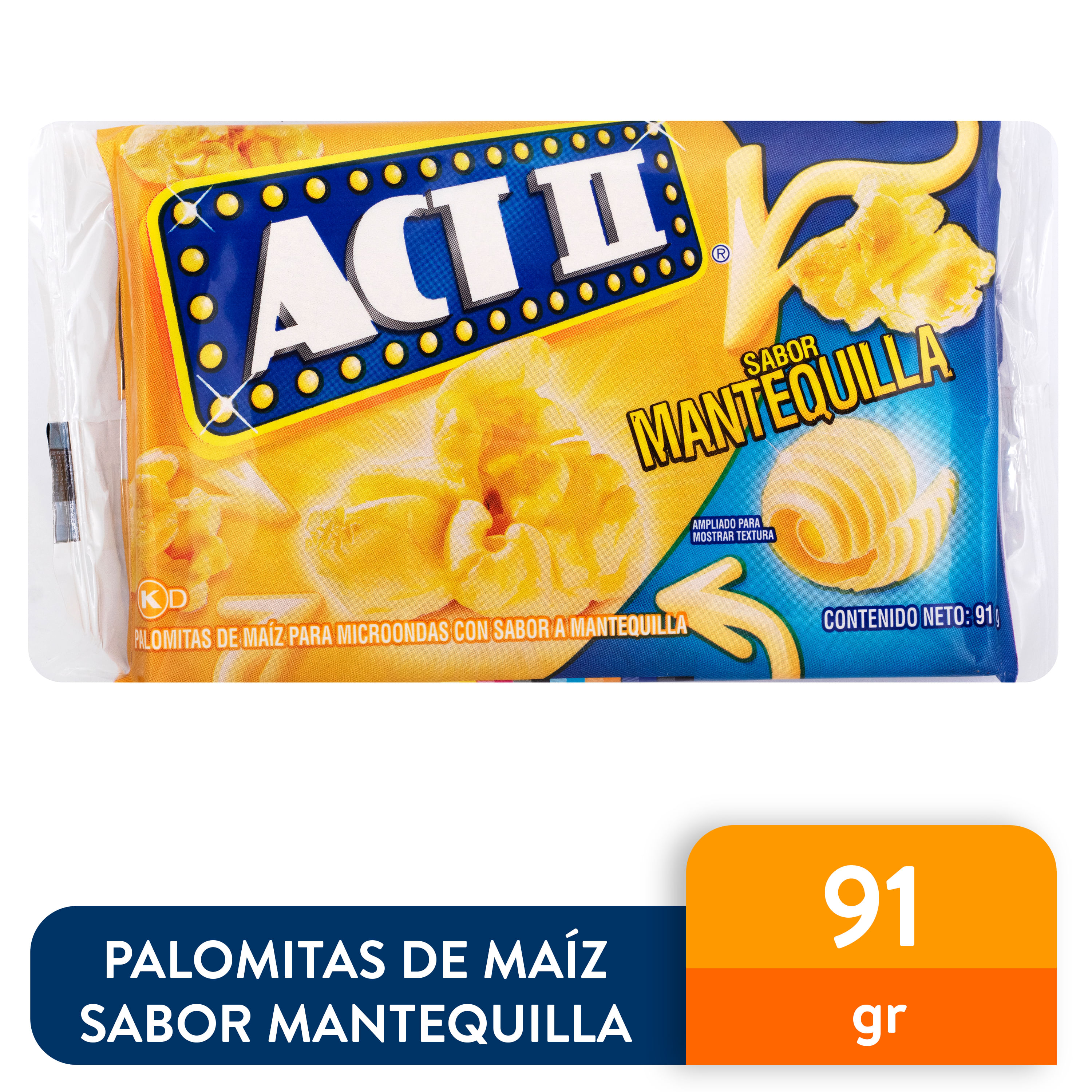 Palomitas para microondas ACT II mantequilla 87 g