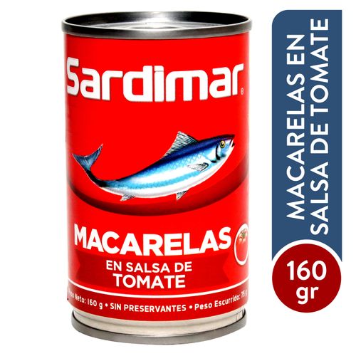 Macarela Sardimar Salsa De Tomate 1 60 g