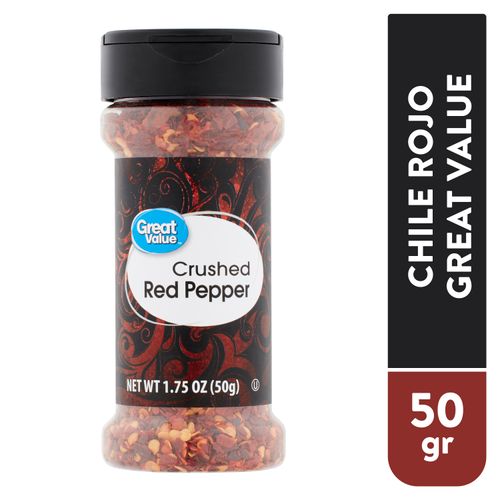 Pimiento rojo Great Value triturado - 50 g