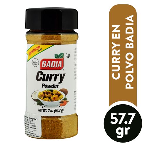 Badia Especie Fajita Curry En Polvo 57 g