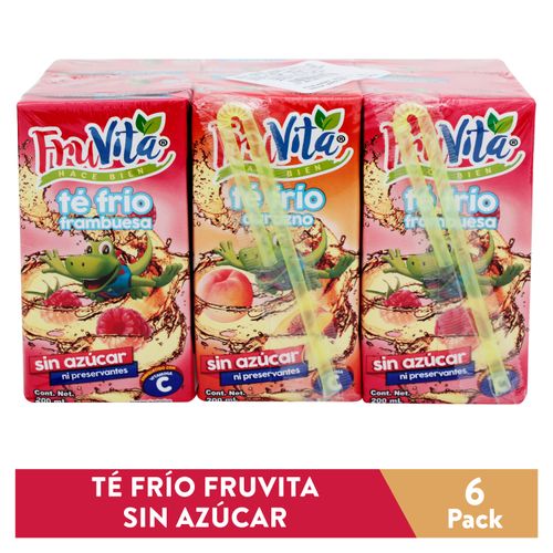 Te Frio Fruvita Sin Azucar 6Pack 200 ml