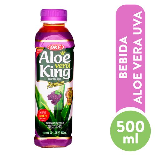 Bebida Okf Aloe Vera King Uva - 500 ml