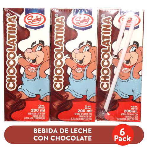 Bebida Salud Leche Con Sabor A Chocolate 6 Pack - 1200 ml