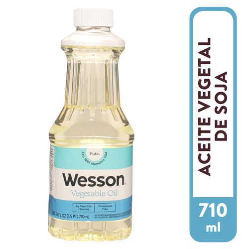 Aceite Wesson Vegetal De Soja - 710 ml