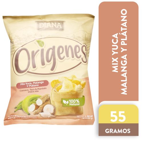 Mix Yuca/Malanga/Plantano Diana - 55 g