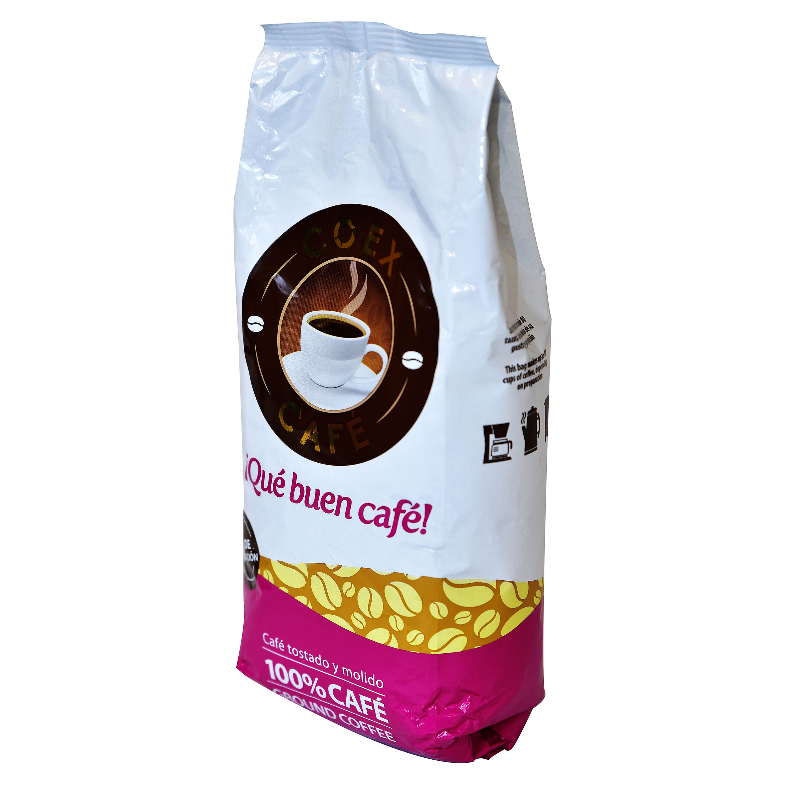 Delta Café molido tostado descafeinado para máquina de café expreso o bolsa  8.82 oz