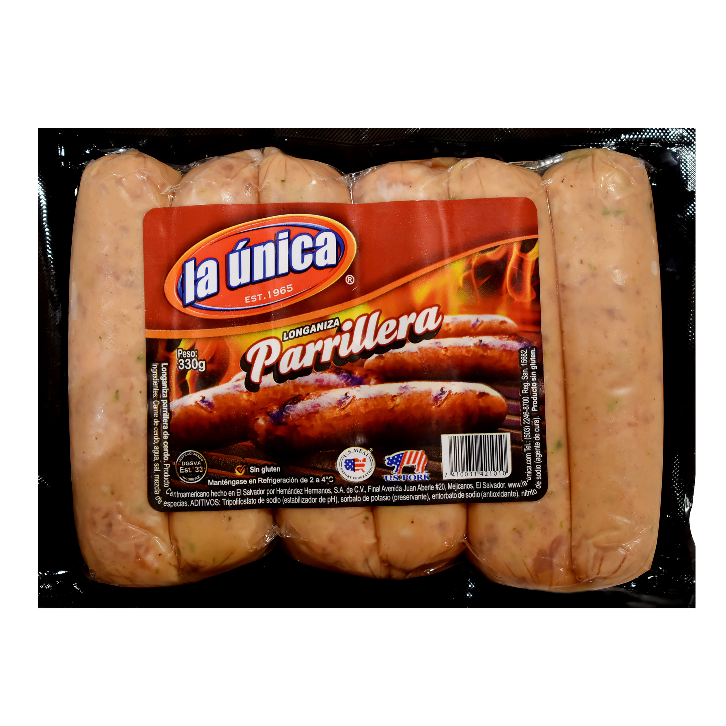 Comprar Longaniza La Única Parrillera 330gr Walmart El Salvador 1959